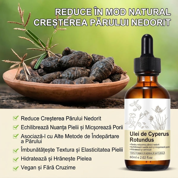 Ulei Natural pentru Îndepărtarea Părului