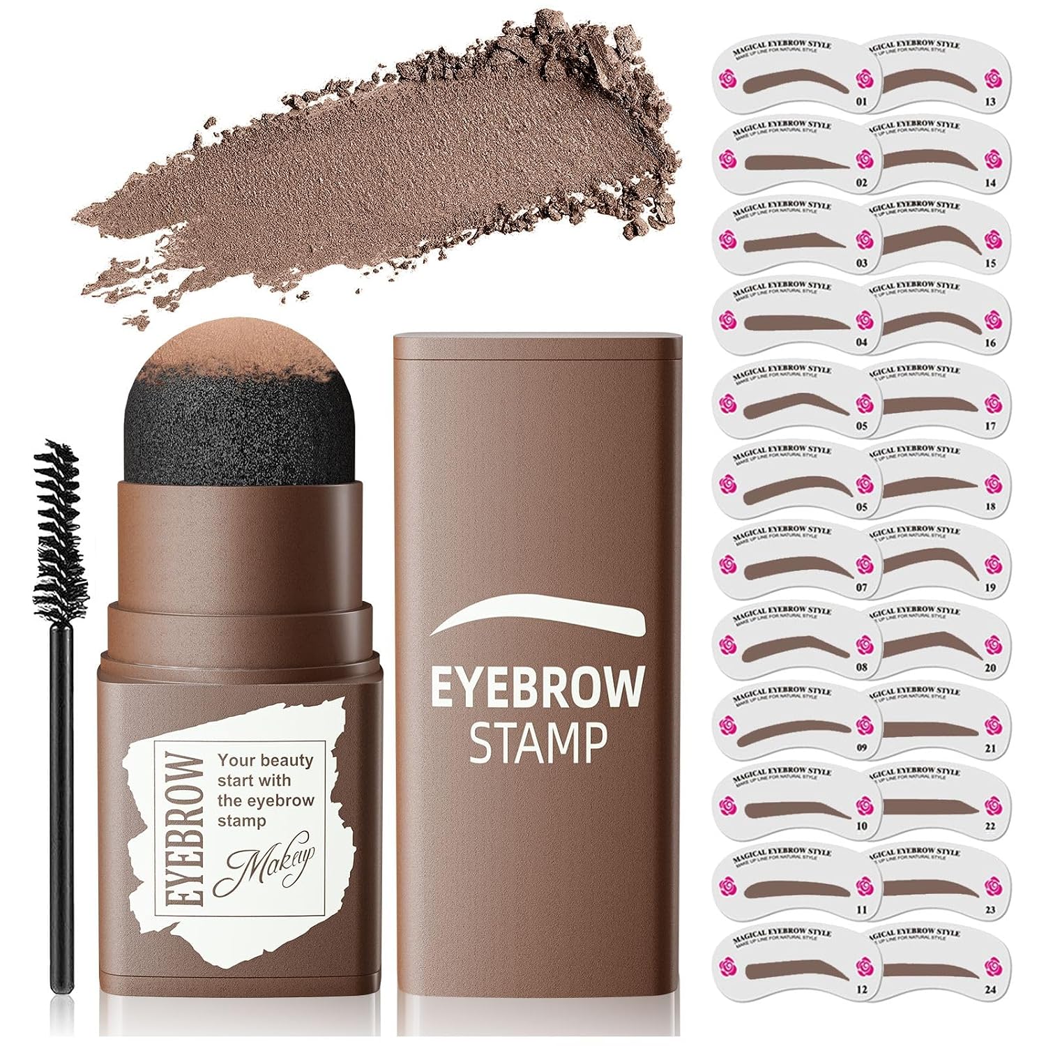 Kit pentru Sprâncene Perfecte(Dark Brown-Maro Inchis)